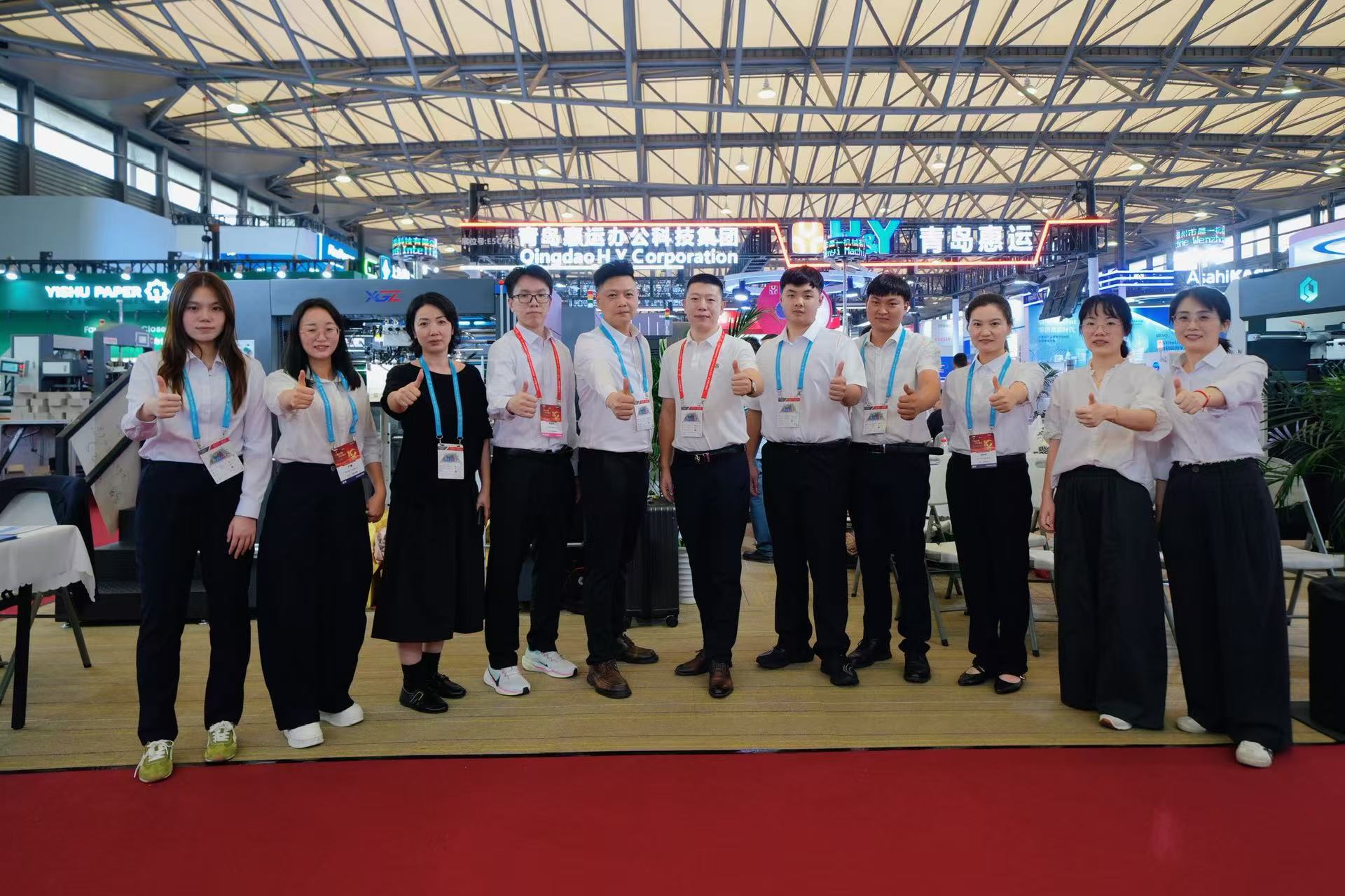 All in Print China 2026 Recap: XG1080G & XG1080F Hot Foil Stamping Machines at Booth E5C429